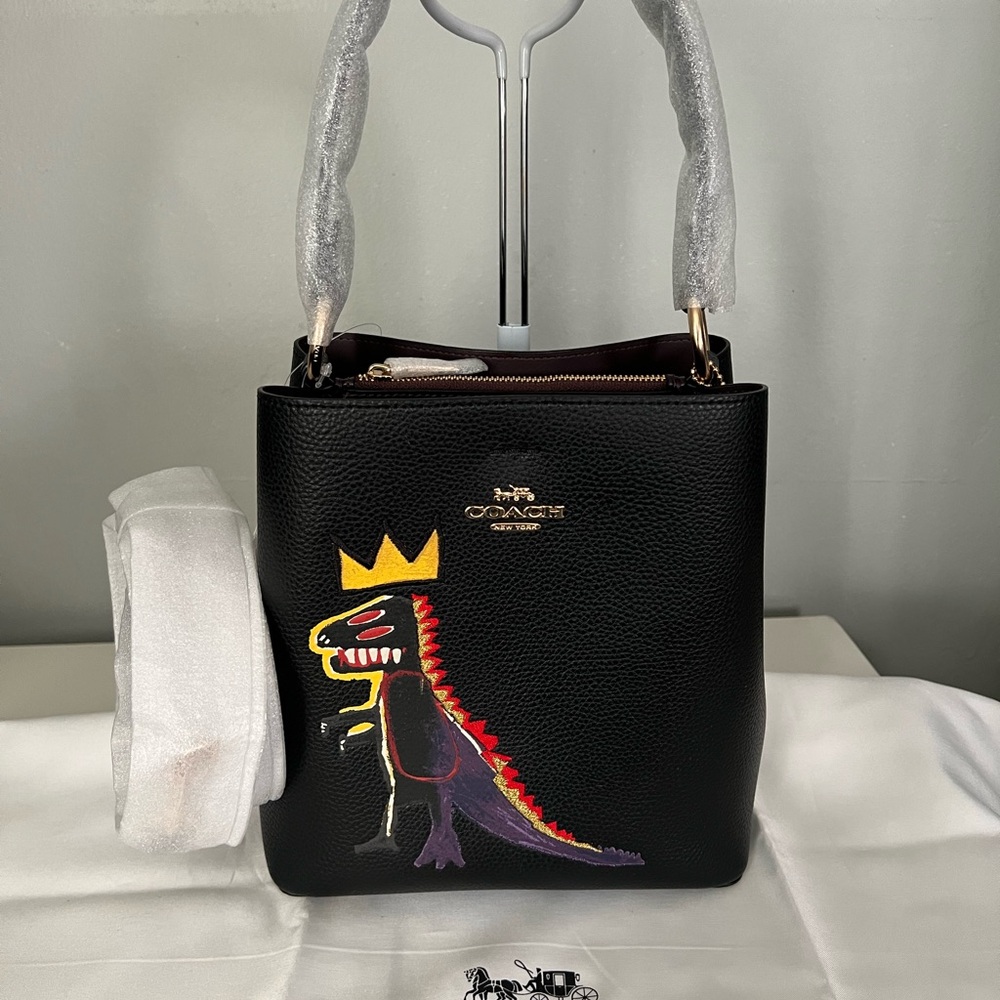 Coach X Jean Michel Basquiat Small Town Bucket Bag